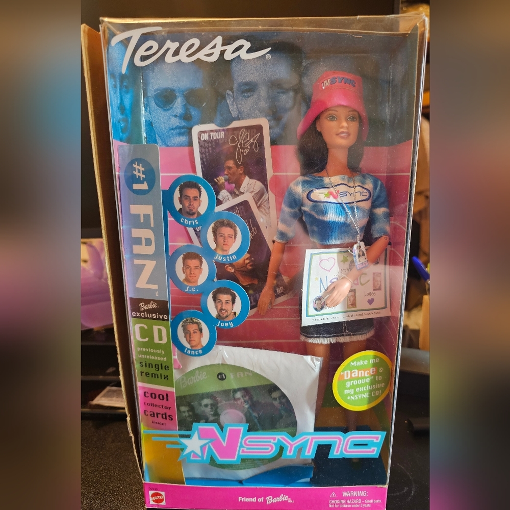 Nsync Fan Barbie-Teresa NIB